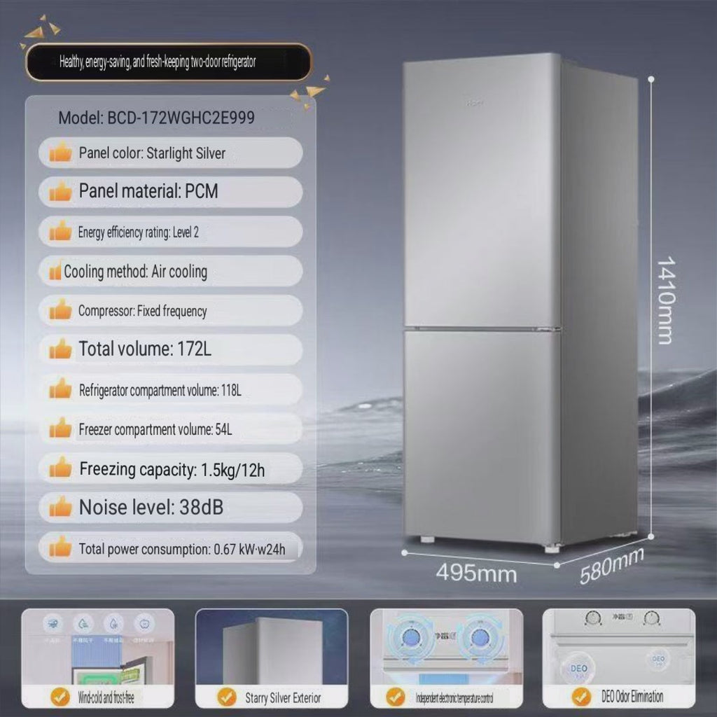 HAIER Refrigerator BCD-172WGHC2E9S9 172L