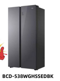 HAIER REFRIGERATOR- BCD538WGHSSEDBK 538L